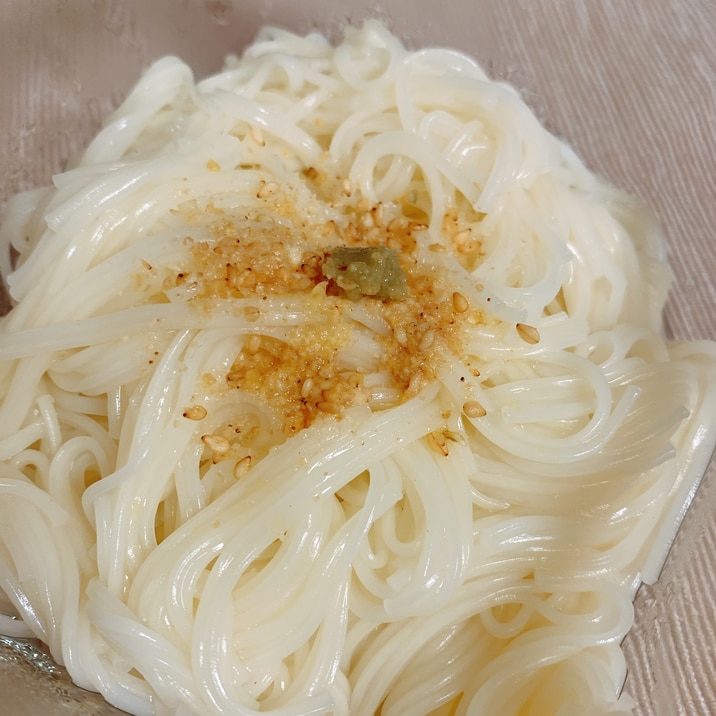 シンプル！柚子胡椒そうめん